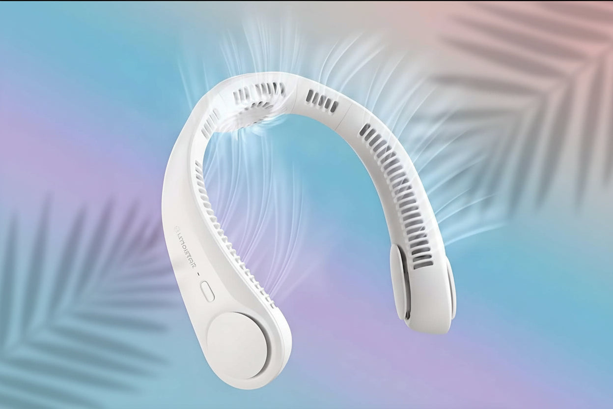 Portable Bladeless Hanging Rechargeable Neck Fan