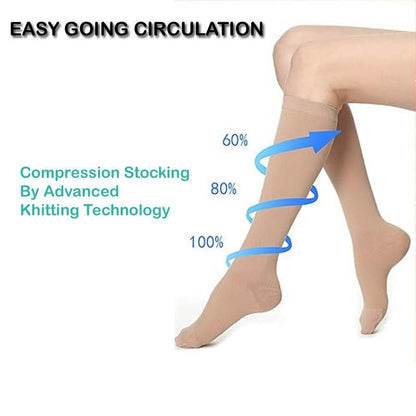 Varicose Veins Pain Relief Compression Socks for Running, Sports, Fitness, Medical